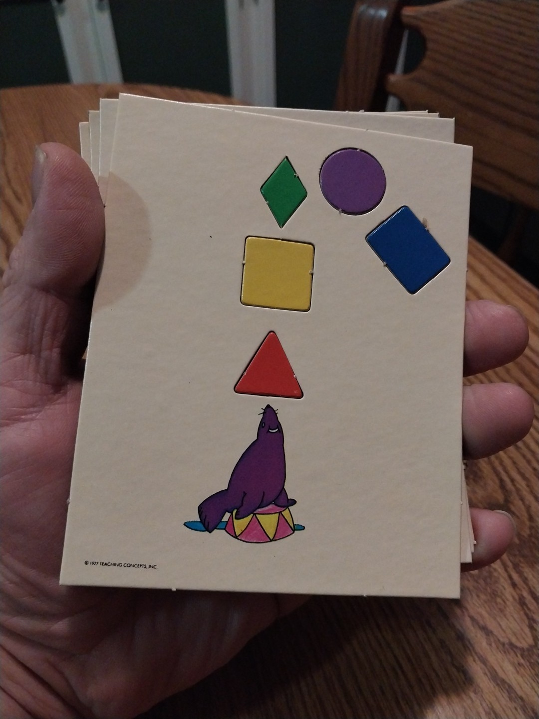 Vintage Shape-Erinos by Teaching Concepts 1977 Learning Game Ages 3 – 5 Nice!