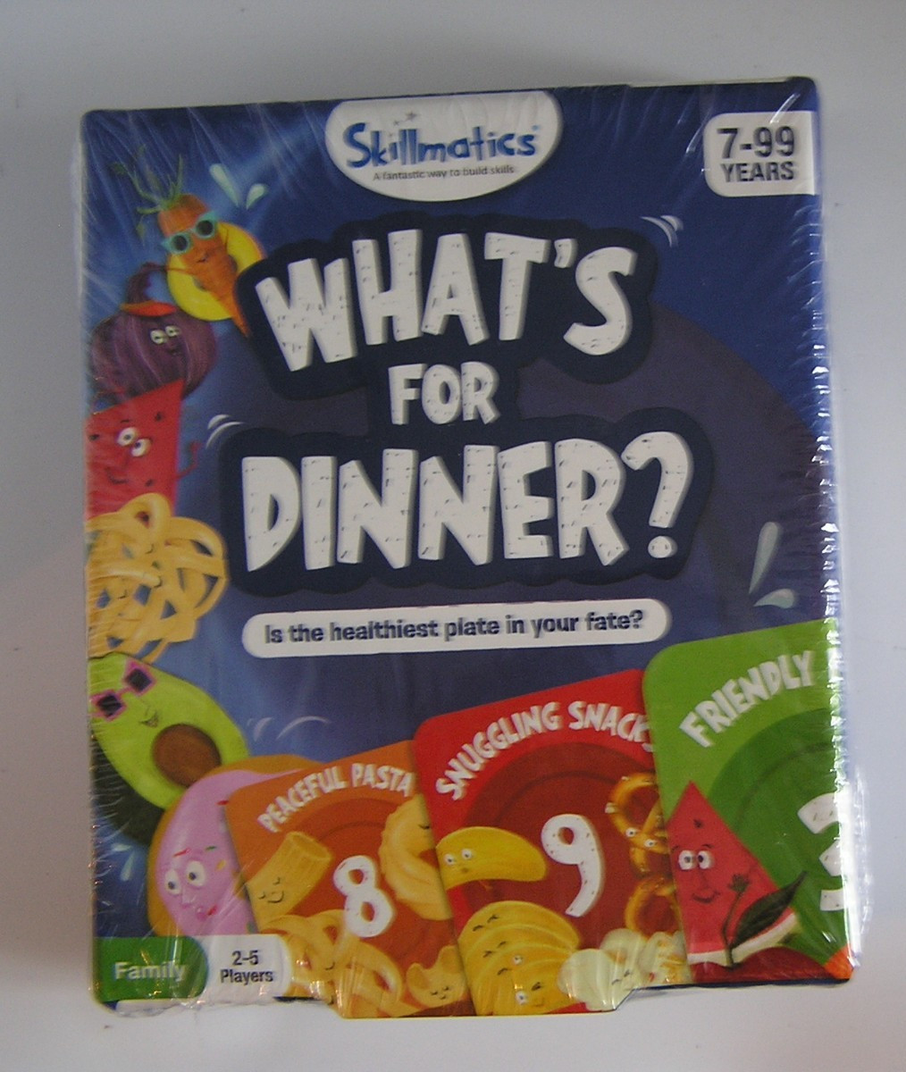 “What’s for Dinner?” Card Game By Skillmatics ~ NEW