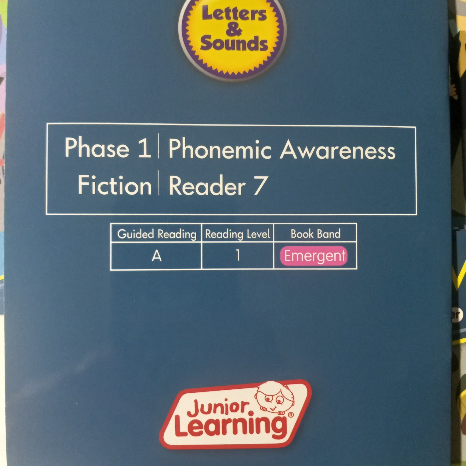 Junior Learning Letters and Sound Set -12- Fiction Educatinal Learning Books 8pg