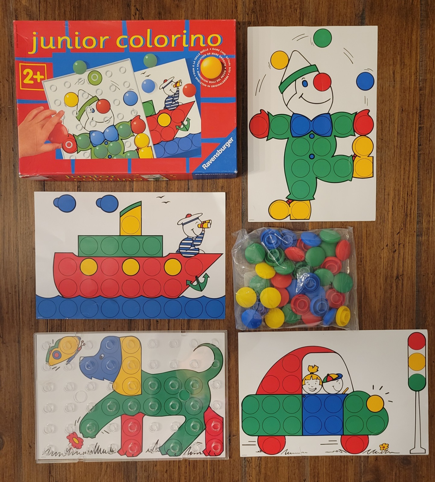 Junior Colorino 2001 Ravensburger Learn Primary Colors for Ages 2+ Preowned