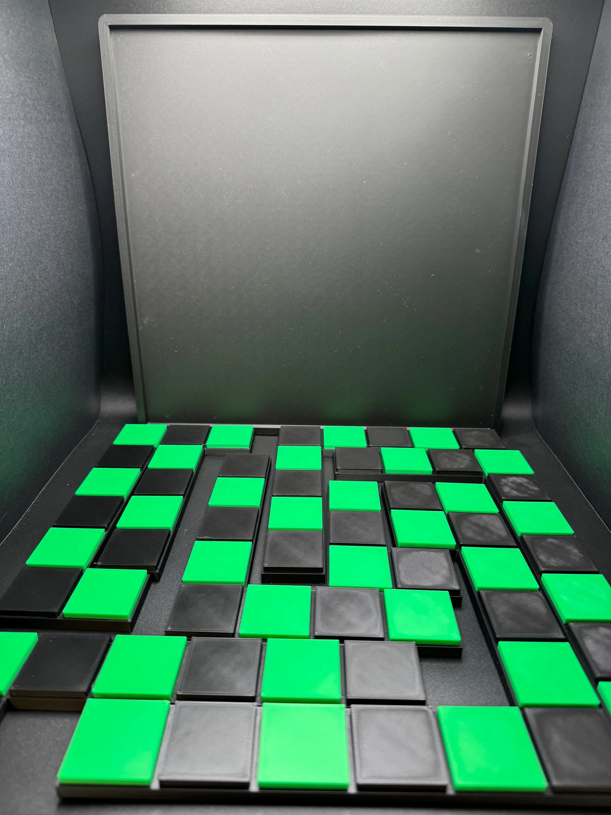 Checkerboard Dissection Puzzle by Sam Loyd