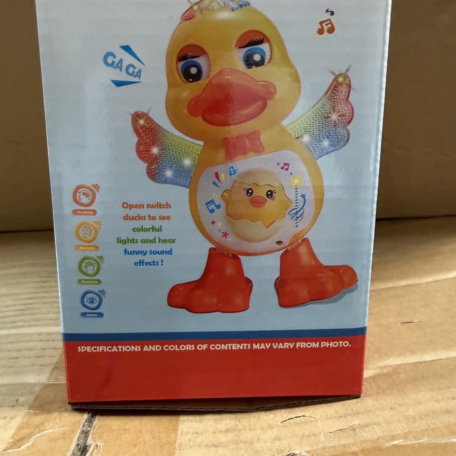 Dancing Duck Toy Electric Flash Lights Music Swaying GD70-1
