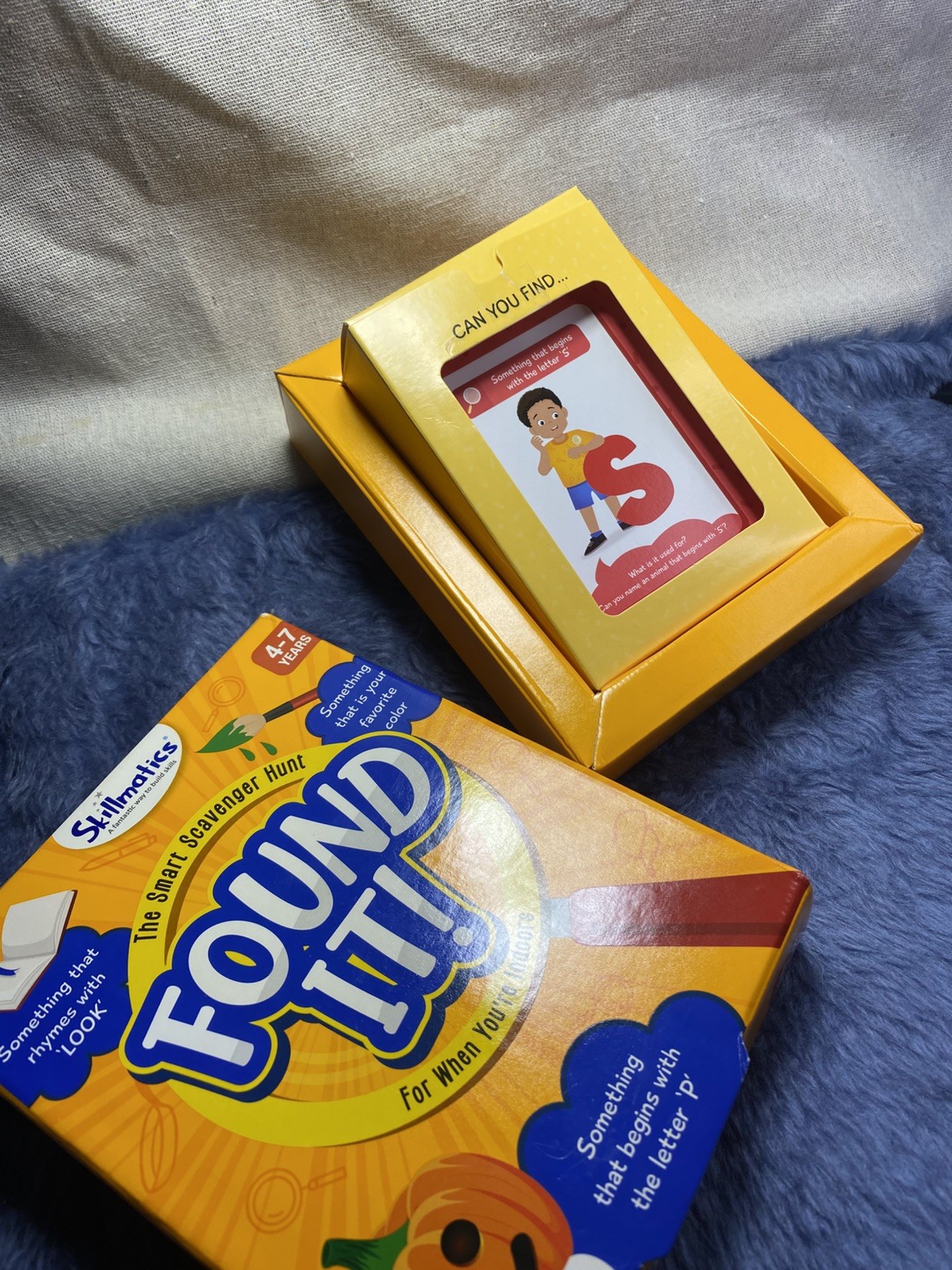Skillmatics Card Game Found It! Indoor Edition in Original Box Educational