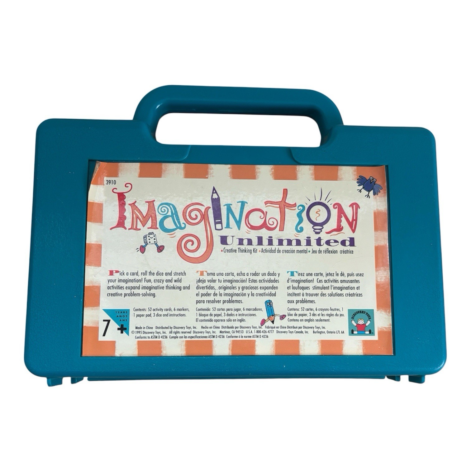 Discovery Toys Imagination Unlimited Creative Thinking Kit VTG 1995 Homeschool