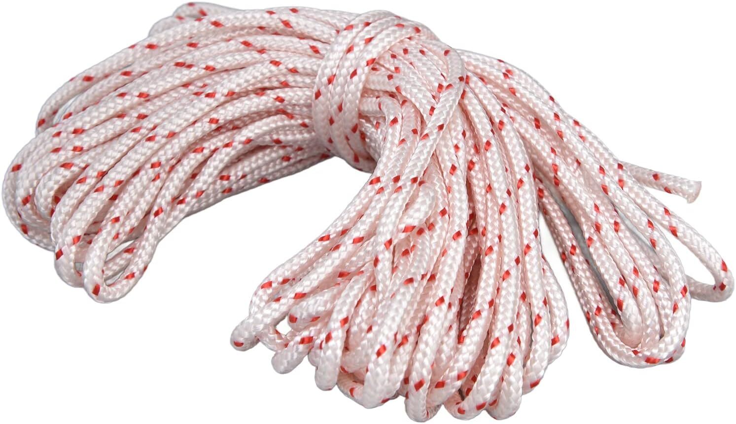 Lawn Mower Nylon Rope, Chain Saw Pull Cord Recoil Starter String Rope