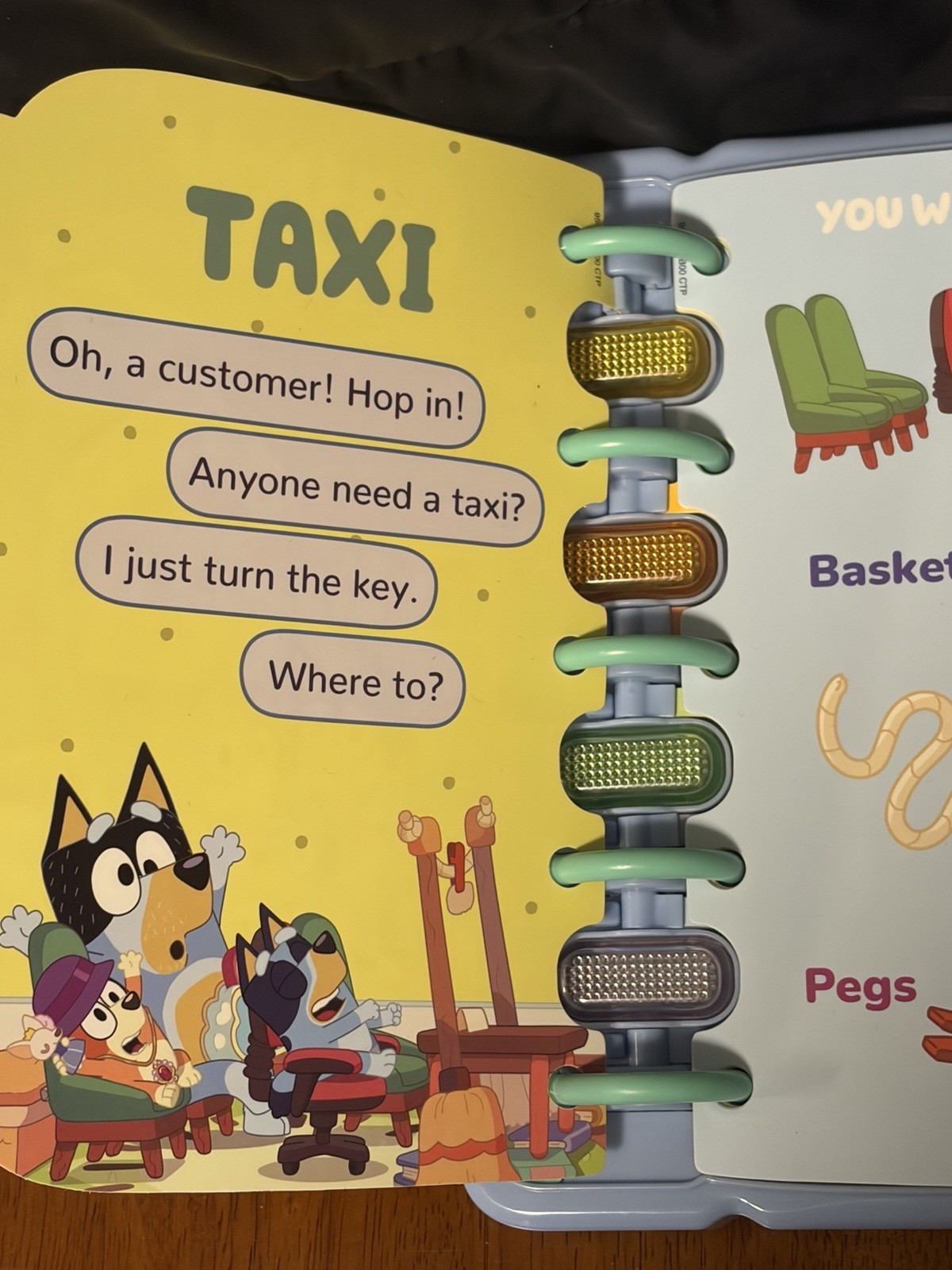 VTech Bluey’s Book of Games Interactive Pretend-Play Book for Preschoolers