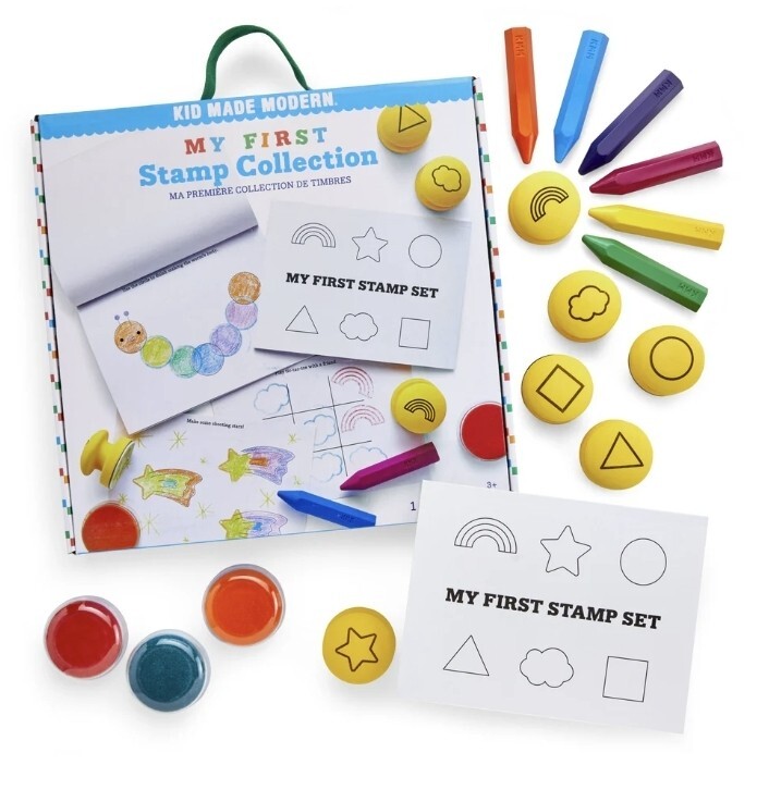 Set Of 2 – Kid Made Modern My First Stamp Collection Art Activity for Age 3