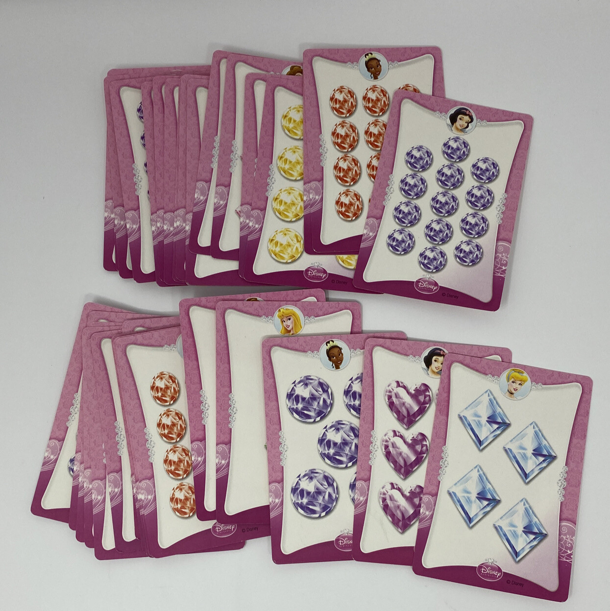 Disney Princess Learning Cards – 3 Decks – Addition-Subtraction-Numbers&Counting