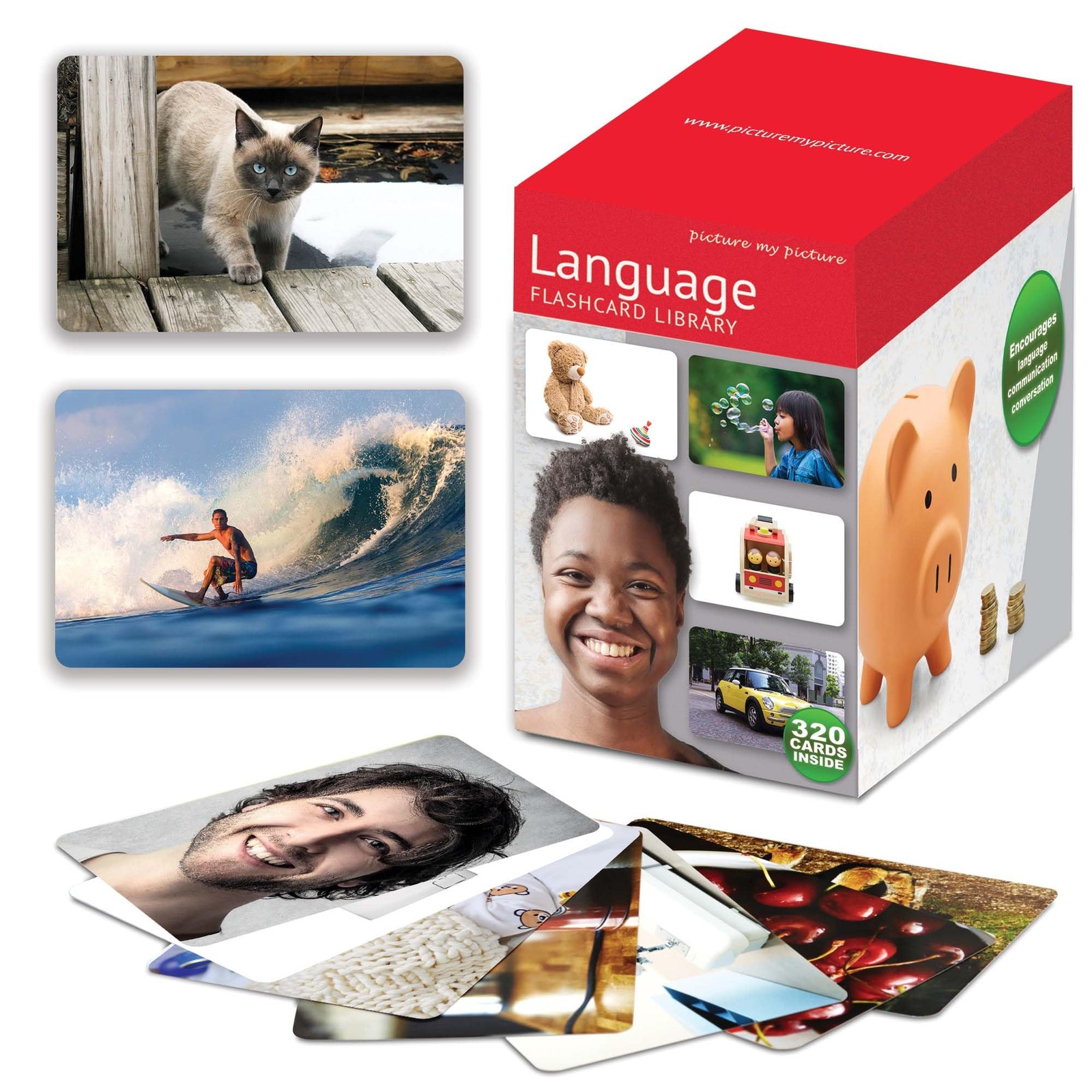 Language Library – Real Picture Cards for Speech Therapy Learning, 6 Concepts…
