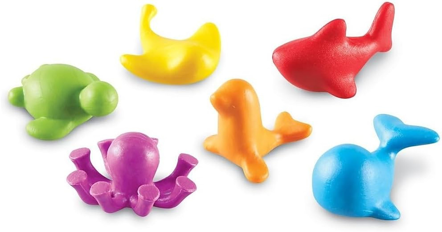 under the Sea Ocean Counters – 72 Pieces, Ages 3+ Toddler Learning Toys, Countin