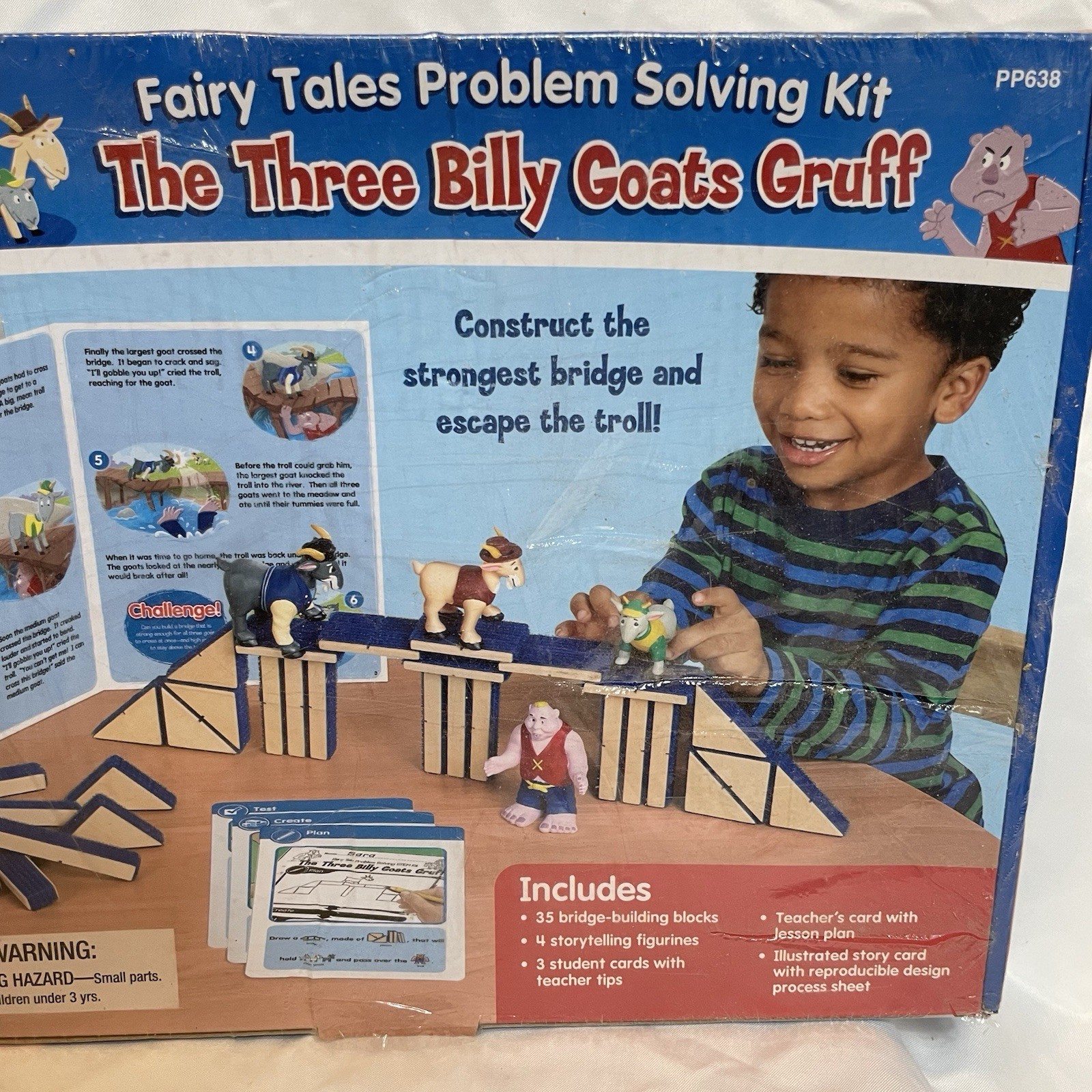 NEW Lakeshore STEM Three Billy Goats Gruff Fairy Takes Problem Solving Kit