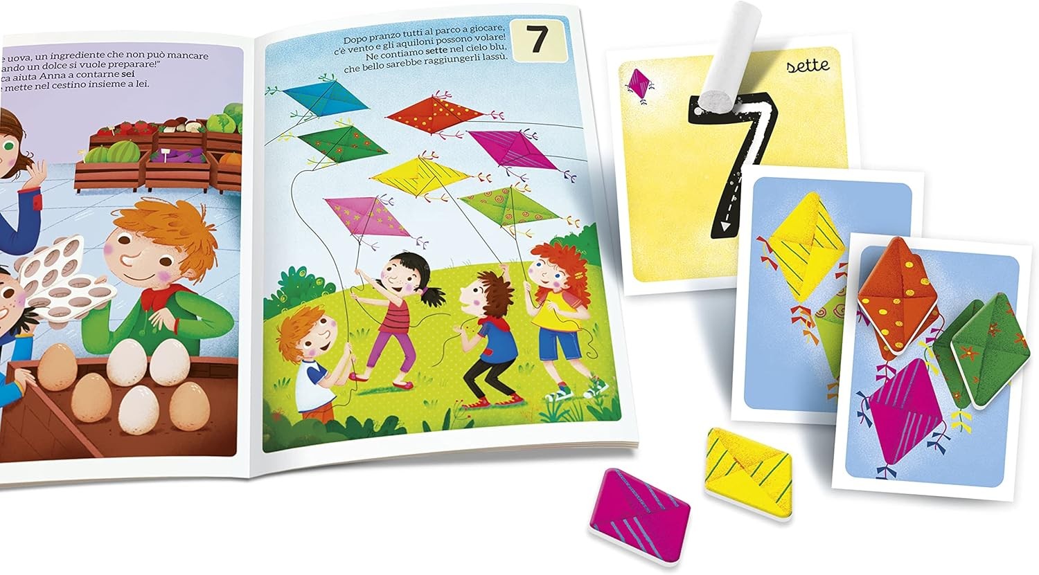 Clementoni 16368 Sapientino, Educational Game 4 Years to Learn Numbers, Language