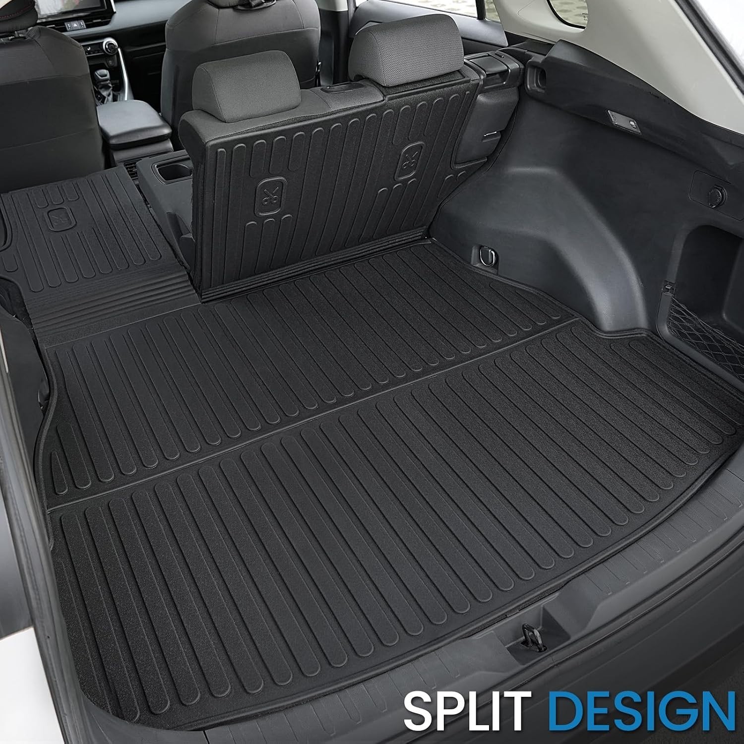 Floor Mats Set for Toyota RAV4 2019-2025 (for Gas & Hybrid) w/ Door Sill Guards