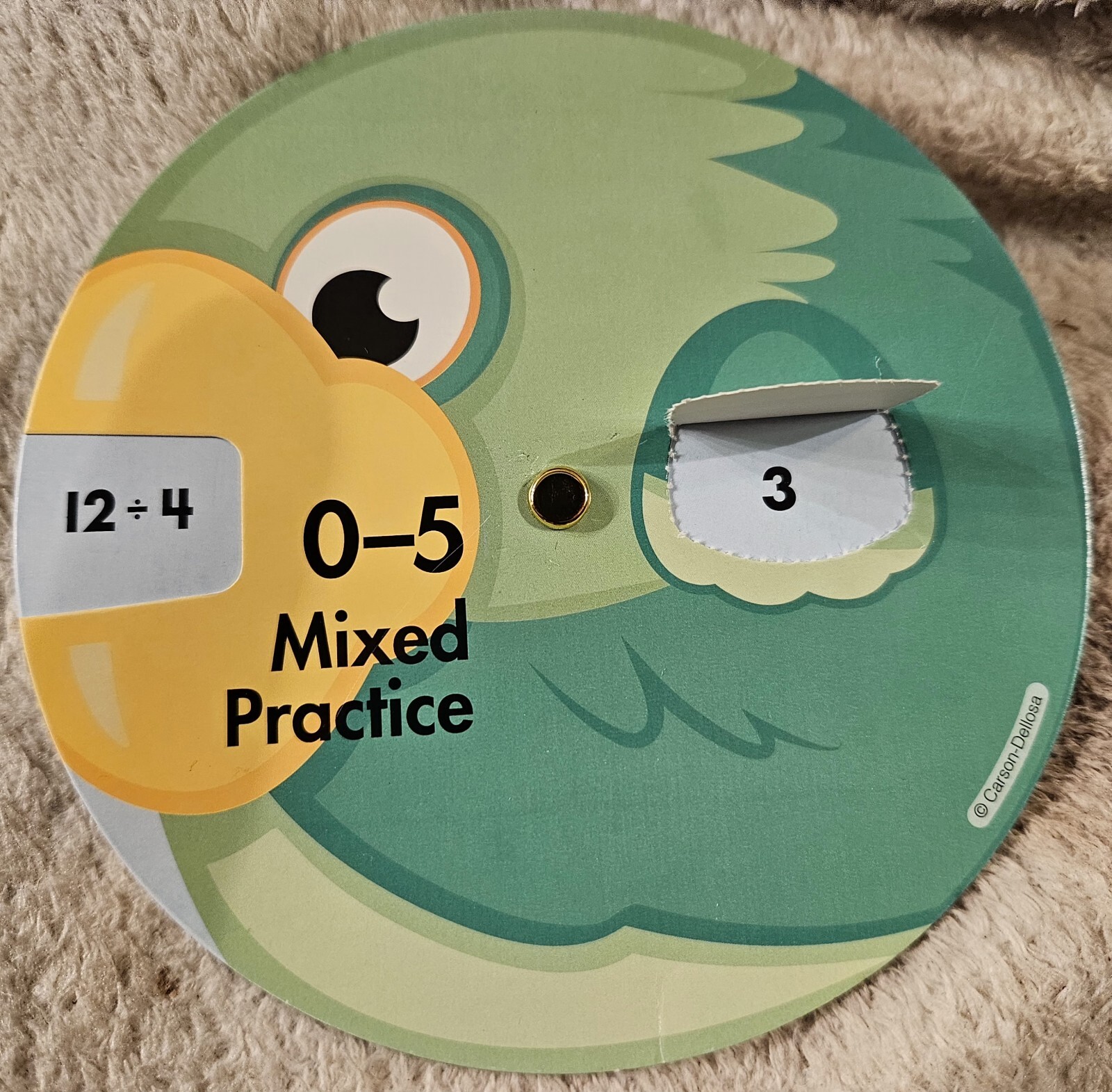 EZ-Spin Multiply, Divide, 35~ Manipulative Learning Wheels by Carson Dellosa