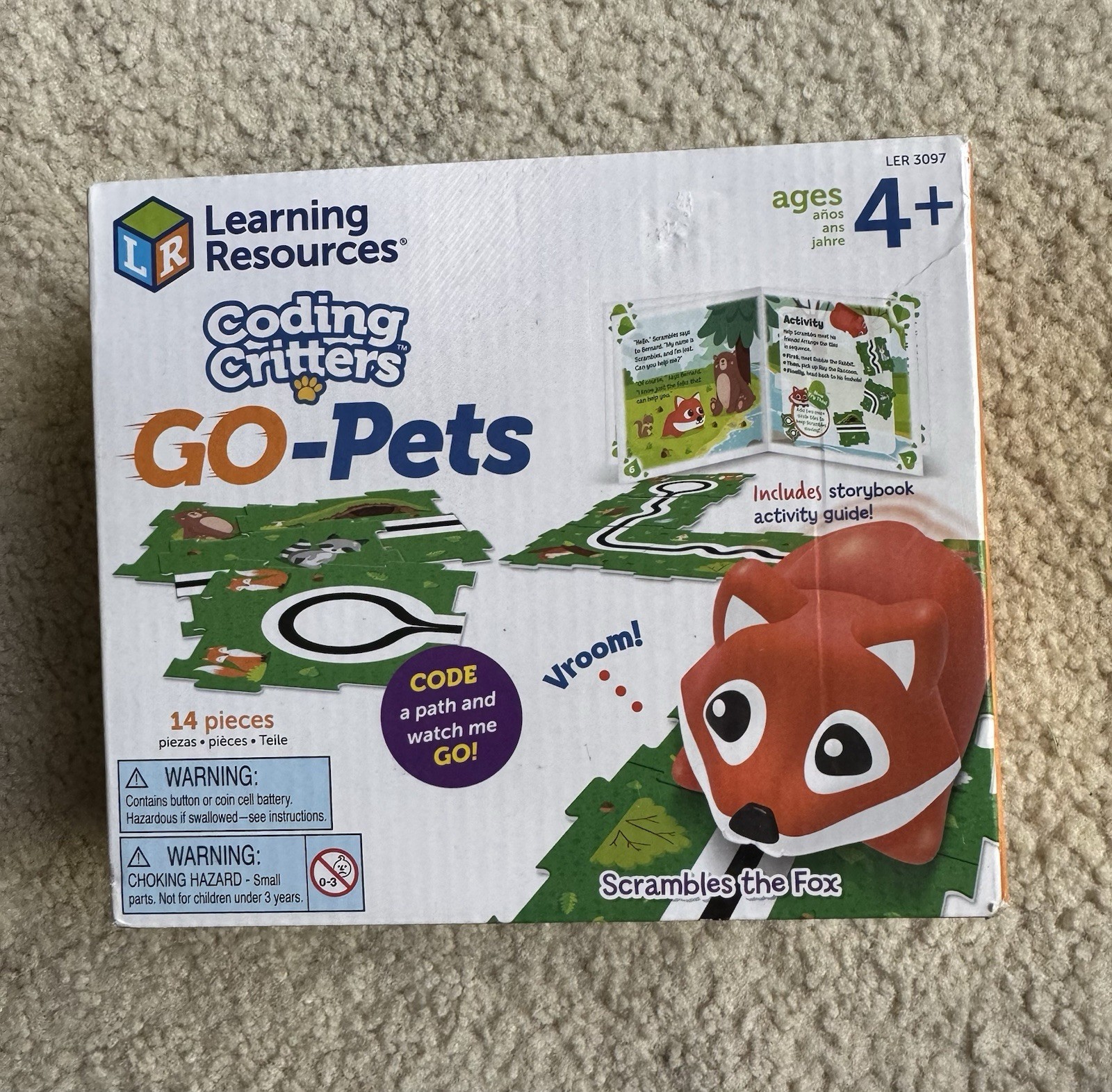 Learning Resources Coding Critters Go-Pets Scrambles the Fox