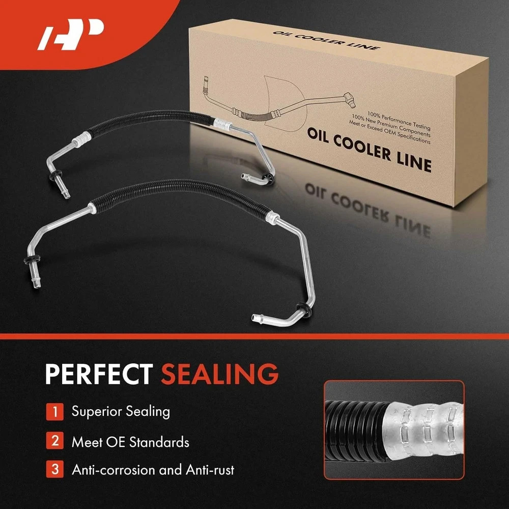 Automatic Transmission Oil Cooler Line Hose Assembly Compatible with Dodge Grand