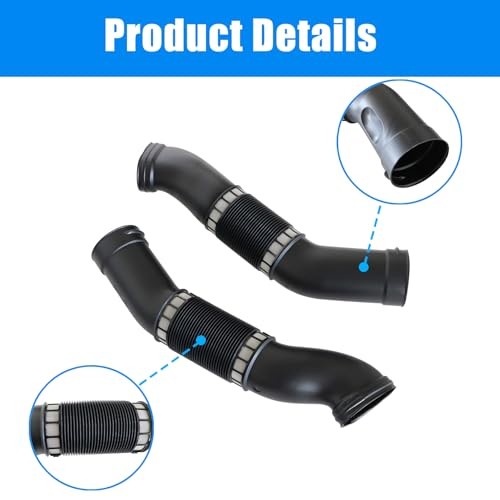 FZJDSD Air Intake Hose Pipe 2Pcs Right&Left Compatible with Mercedes-Benz CL500