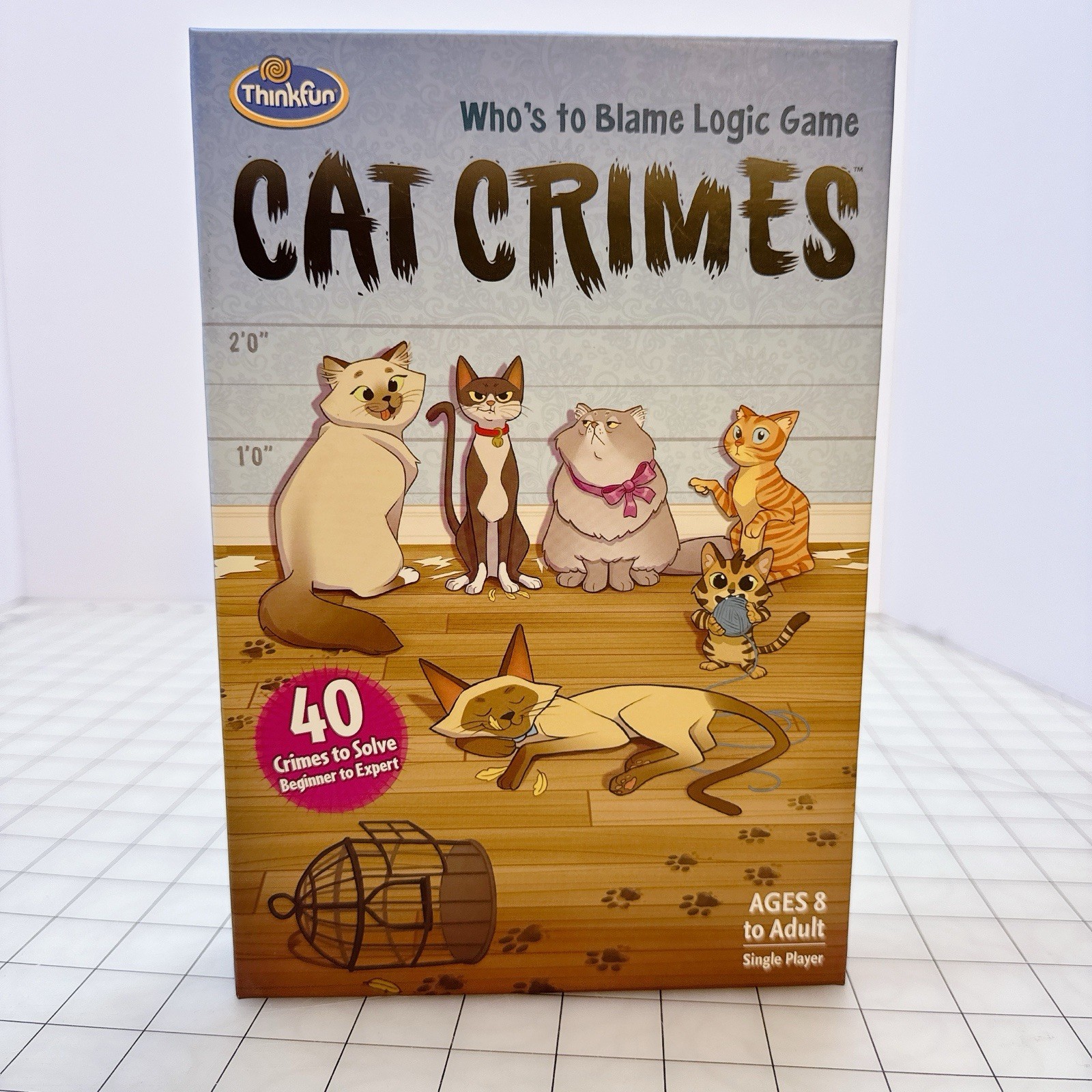 Thinkfun Cat Crimes Logic Game Problem Solving Learning Educational Skill Build