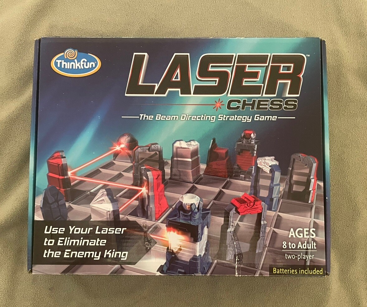 ThinkFun Laser Chess Two Player Strategy Beam Directing Game Toy Complete Tested