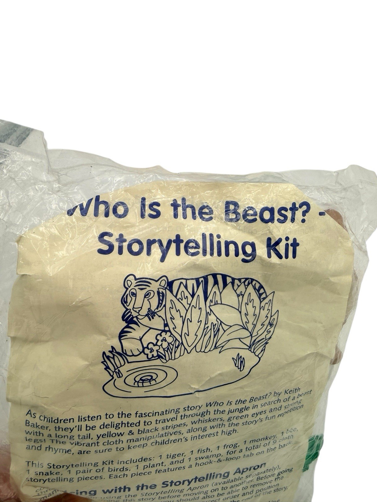 Who is the Beast Storytelling Kit Vintage Lakeshore Early Learning Fun New!