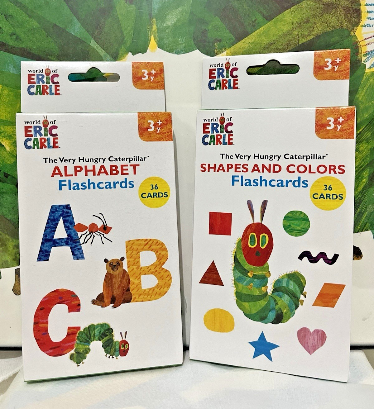 Eric Carle Very Hungry Caterpillar Education Flashcards 2 sets Plus Gift! NEW!