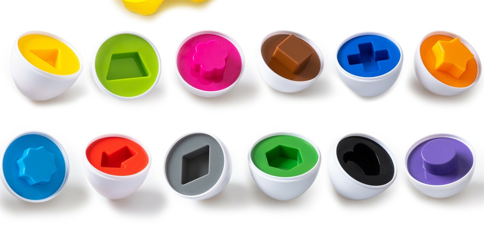egg matching toy match shapes and colors
