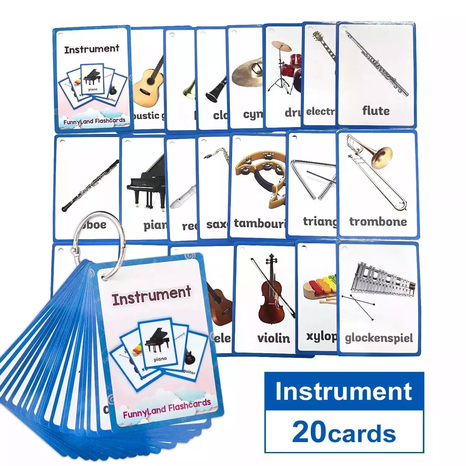 English Words Learning Flashcards for Kids 3-6 Years Reading Enlightenment Toys