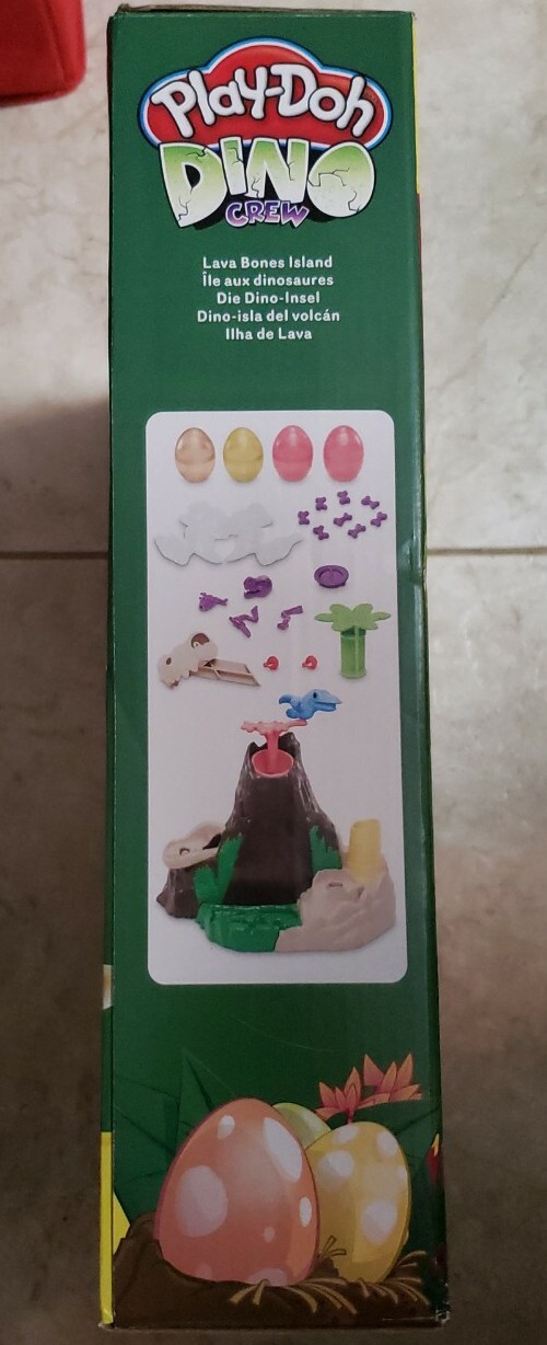 Play-Doh Slime Dino Crew Lava Bones Island Volcano Playset New in Sealed Box
