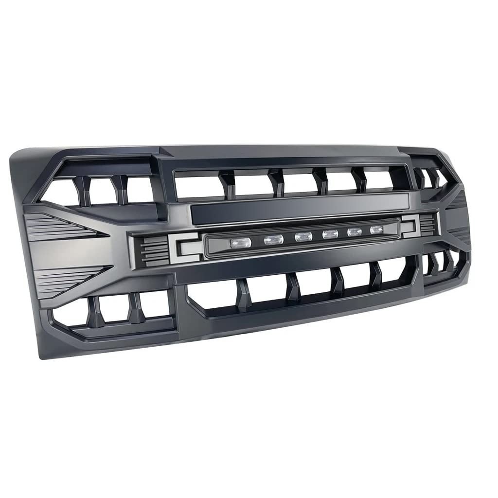 MEGAIE Front Grill F150 2009-2014 Matte Black Bumper Off Road