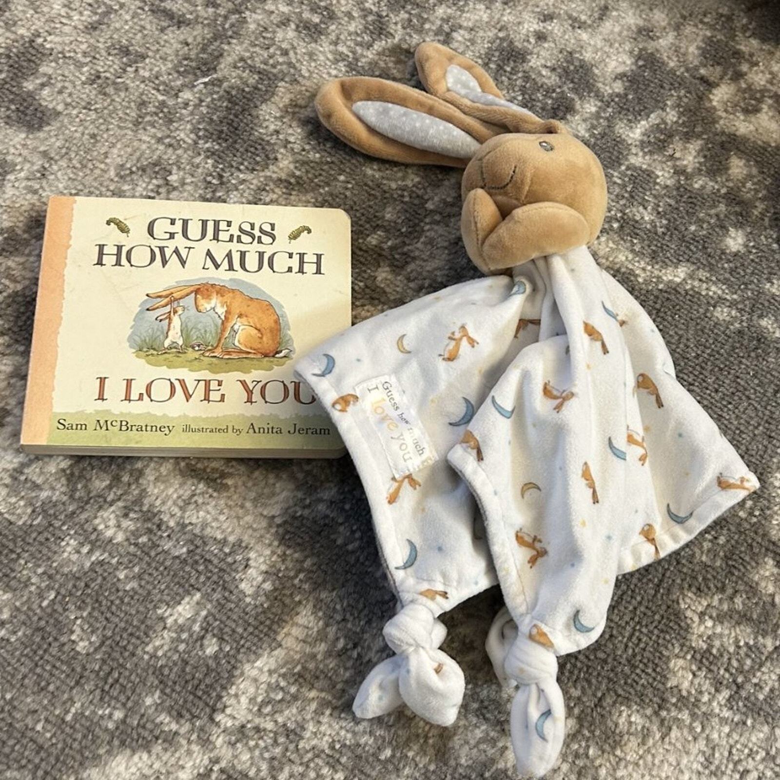 Kids Preferred Guess How Much I Love You Board Book and Lovey/Security Blanket
