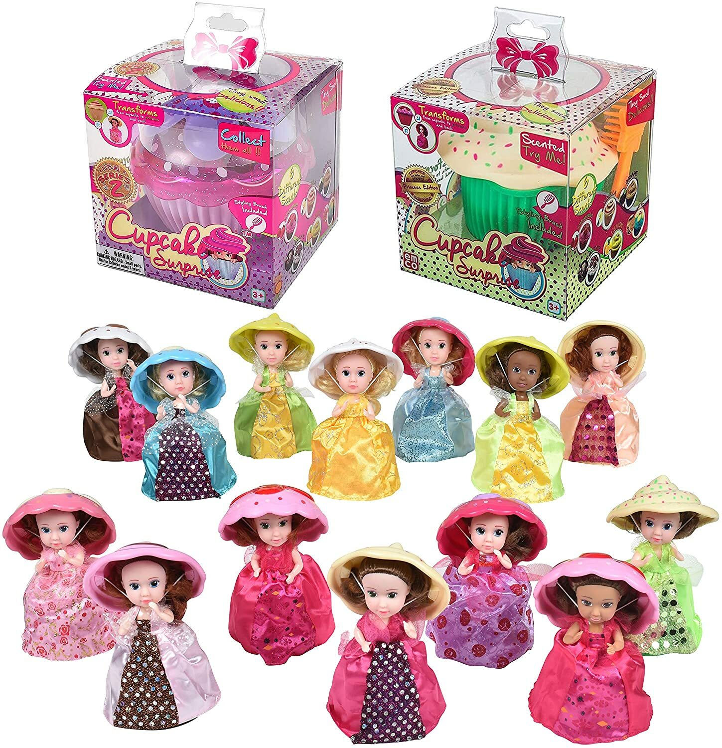 Cupcake Surprise Scented Doll 🌸 Series 1 🌸 Transforms into 6″ Tall Princess 🌸
