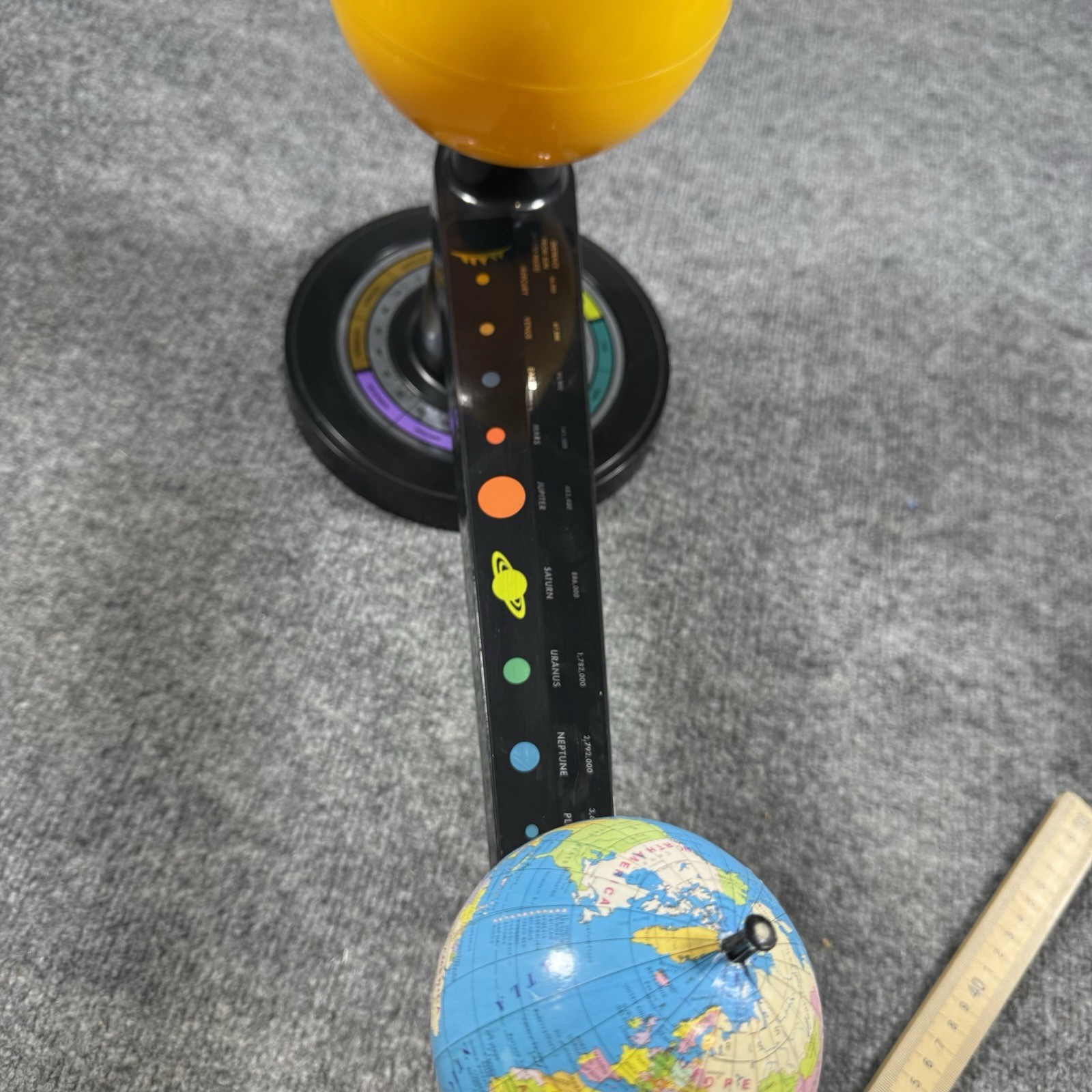 Vintage Hubbard Scientific Co Solar System Educational Model PARTS