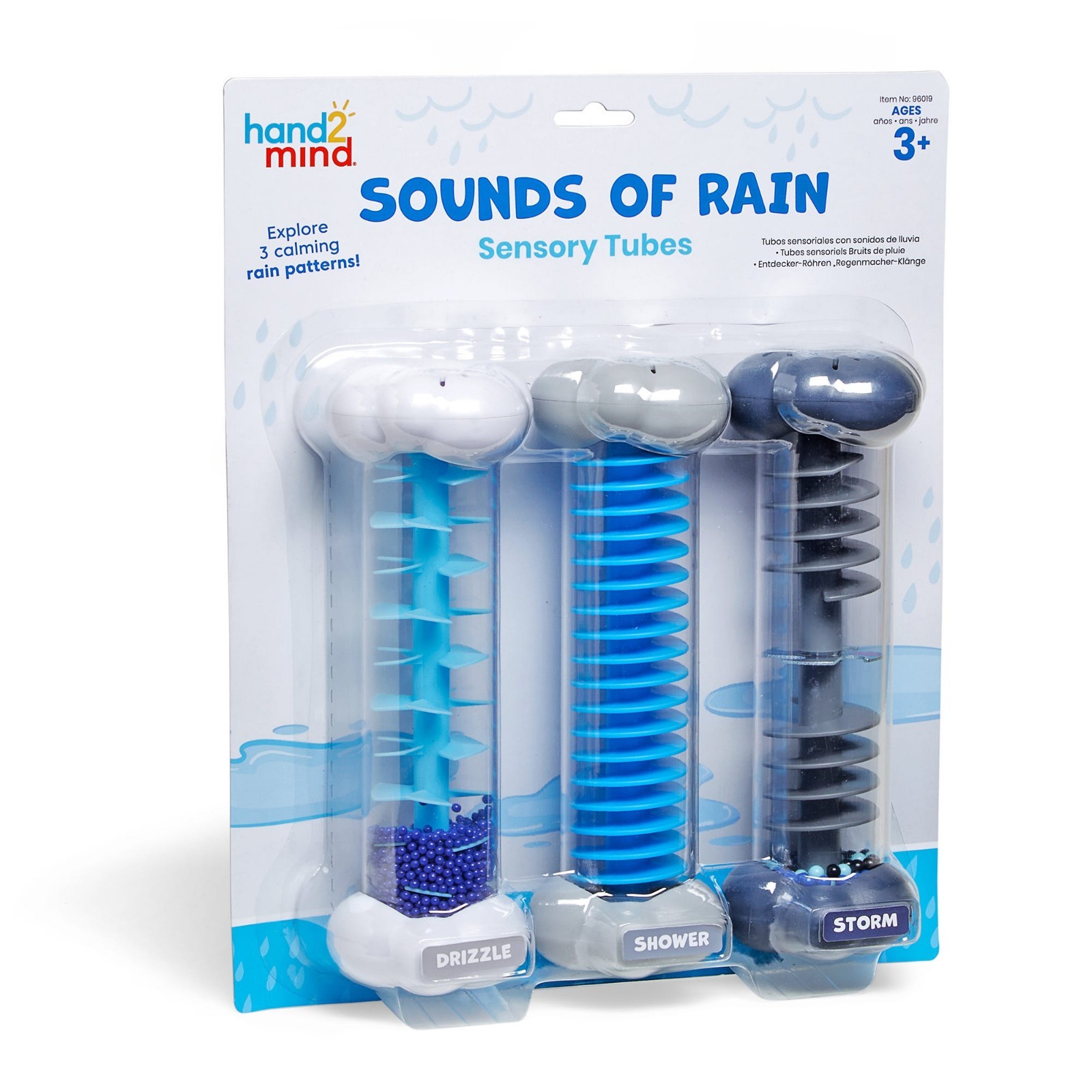 Learning Resources Hand 2 Mind Sounds Of Rain Sensory Tubes Calming Stim Toy Set