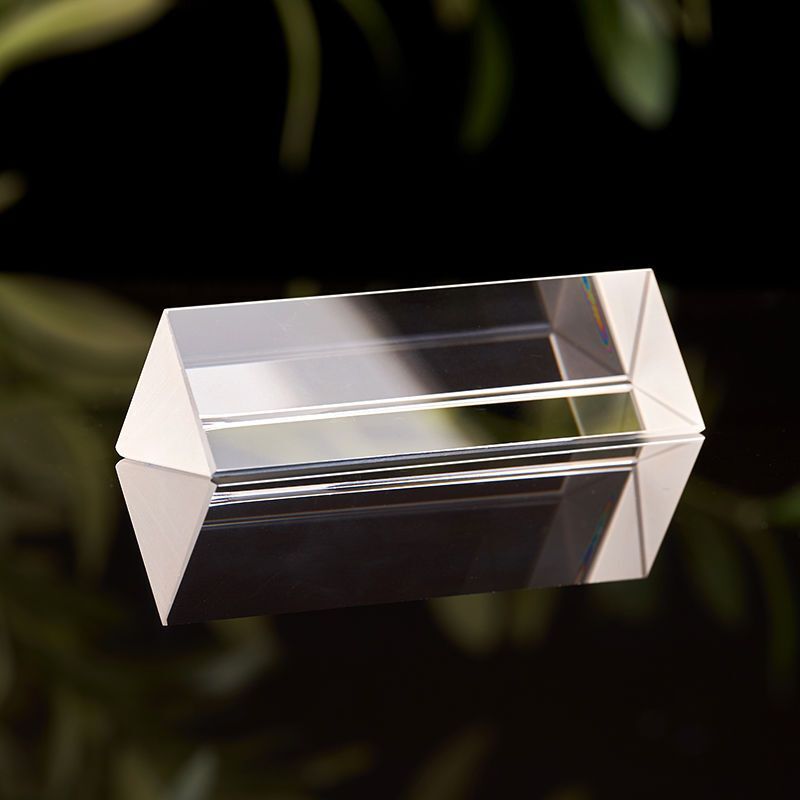 Equilateral Optical Prism Transparent Glass Prop Dispersion Physics Teaching