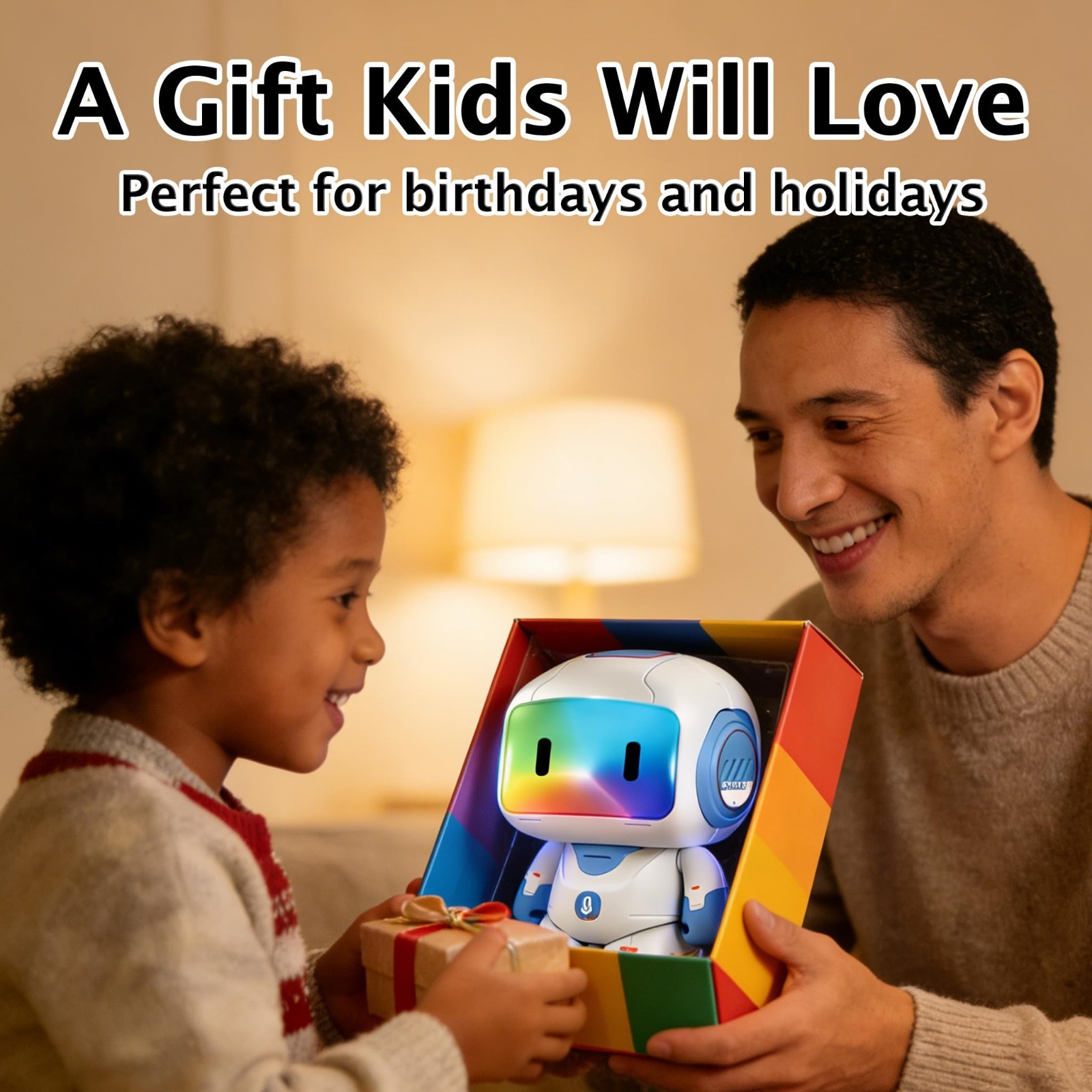 Interactive Learning Robot Toy for Kids Ages 3–6, Button-Based Programming,…