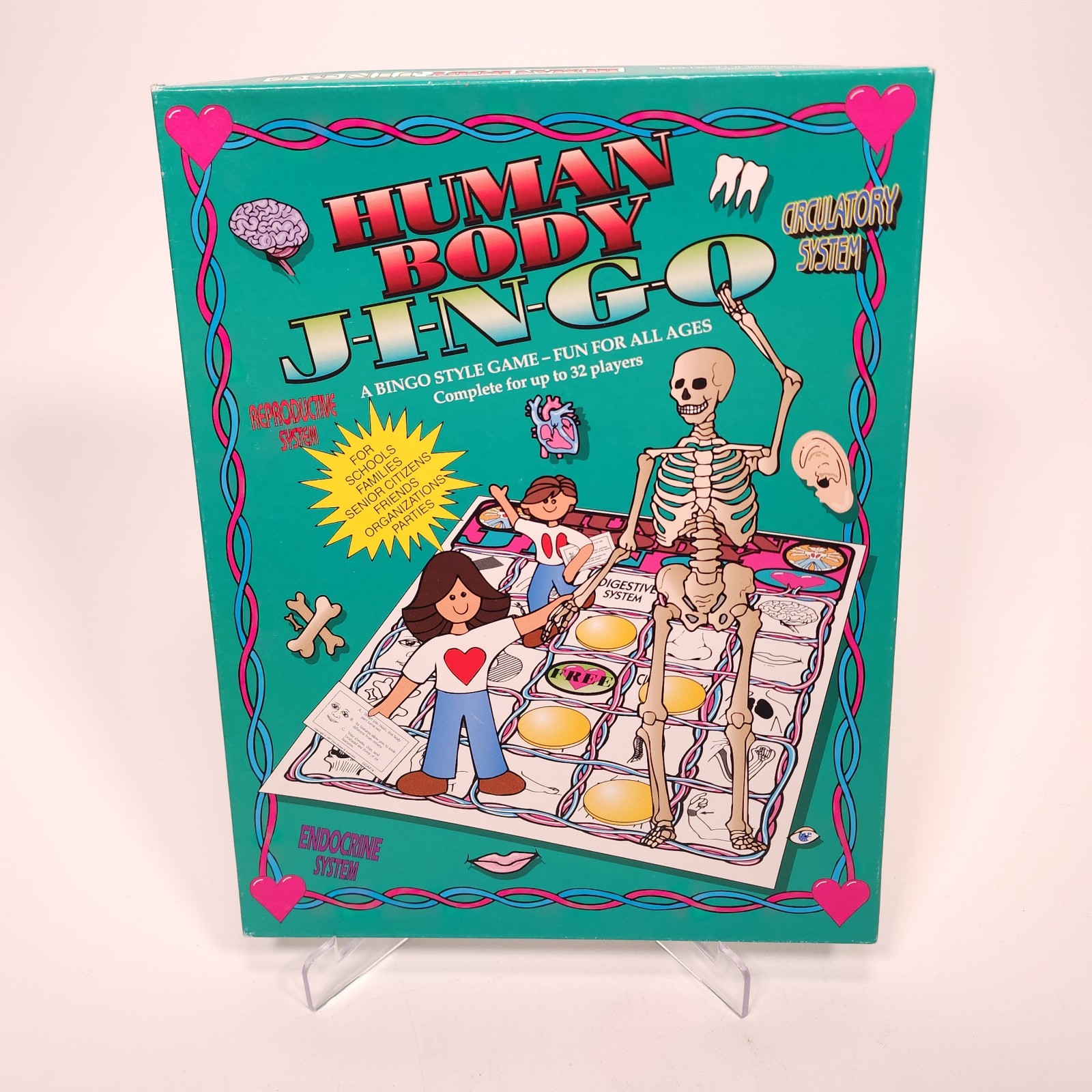 JINGO Human Body Bingo Game Set School Homeschool Seniors Educational Gary Grimm