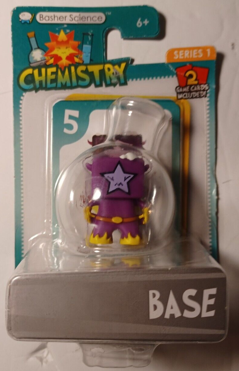 Basher Science Base Figure Series 1 Chemistry Figurine FREE SHIPPING Purple