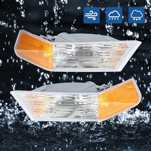 1 Pair Front Left and Right Turn Signal Lights Lamps Marker Corner Lights