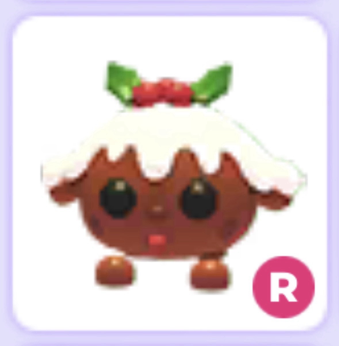 Ride R Christmas Pudding Pup❤️ Cheap ❤️ Adopt Me Pet Virtual Item