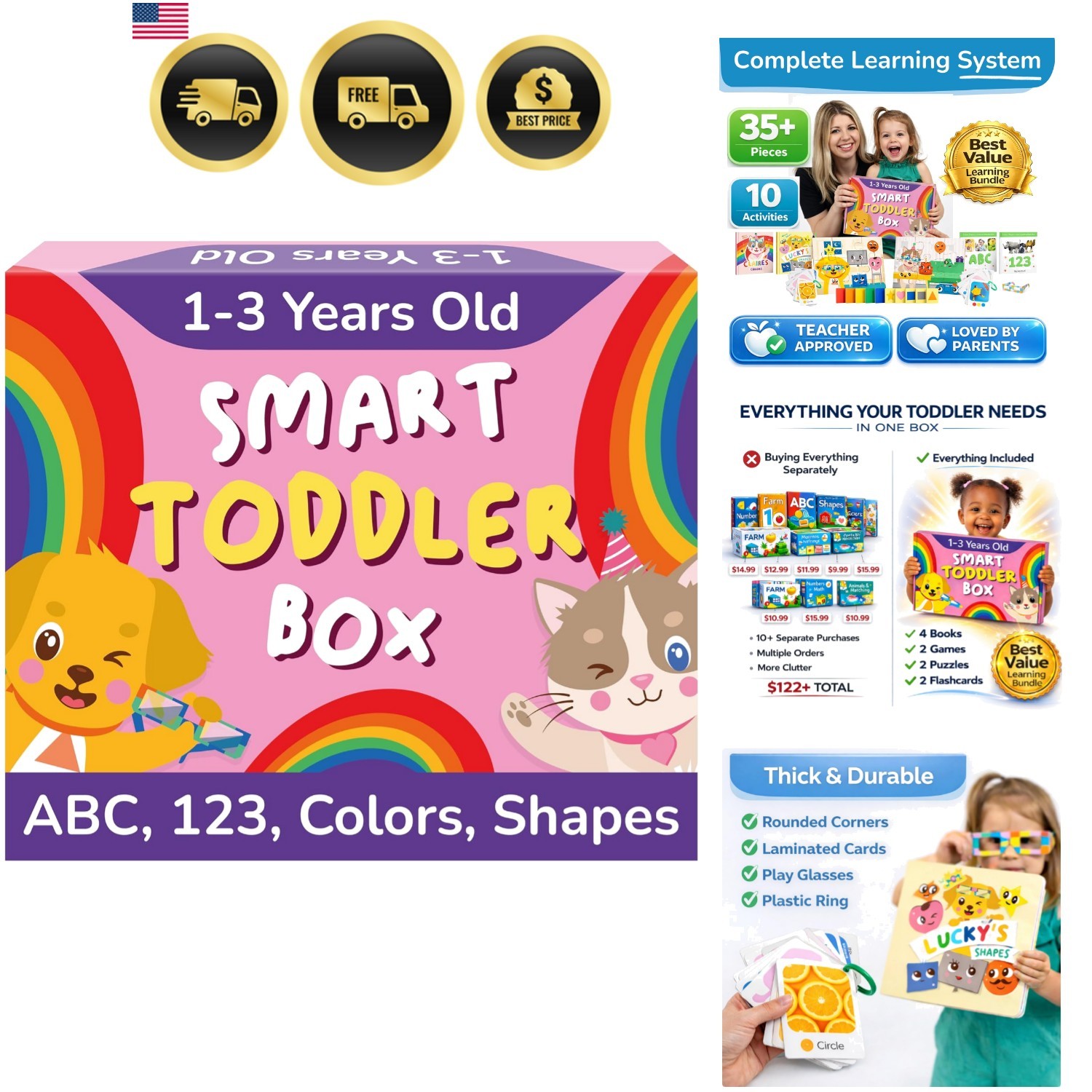 Books, Toddler Flash Cards, and Puzzles – Educational Toys and Birthday Gifts…