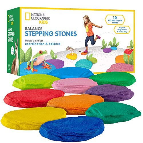 NATIONAL GEOGRAPHIC STEPPING STONES FOR KIDS 10 SOFT DURABLE – Scratch & Dent