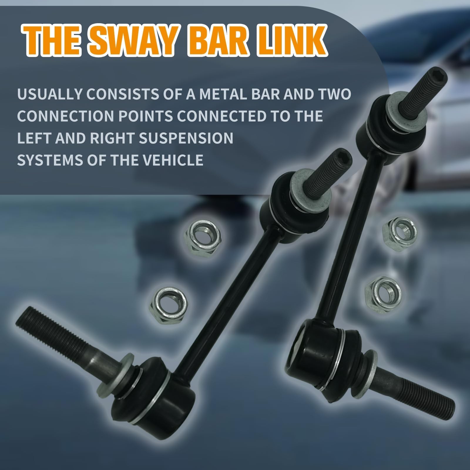 K90677 K90683 Front Suspension Sway Stabilizer Bar End Drop Link Kit 2 Pcs 20…