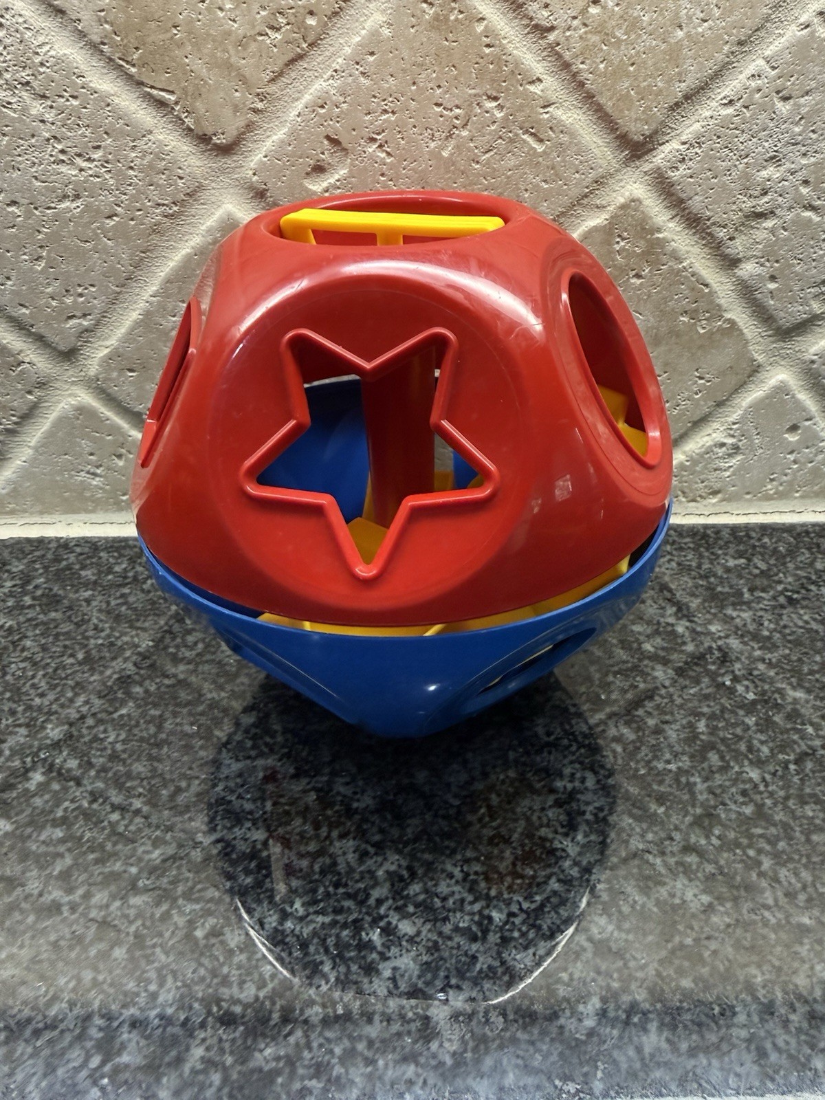 Vintage TUPPERWARE Shape-O-Ball Toy Shape Sorter COMPLETE! Retro Educational