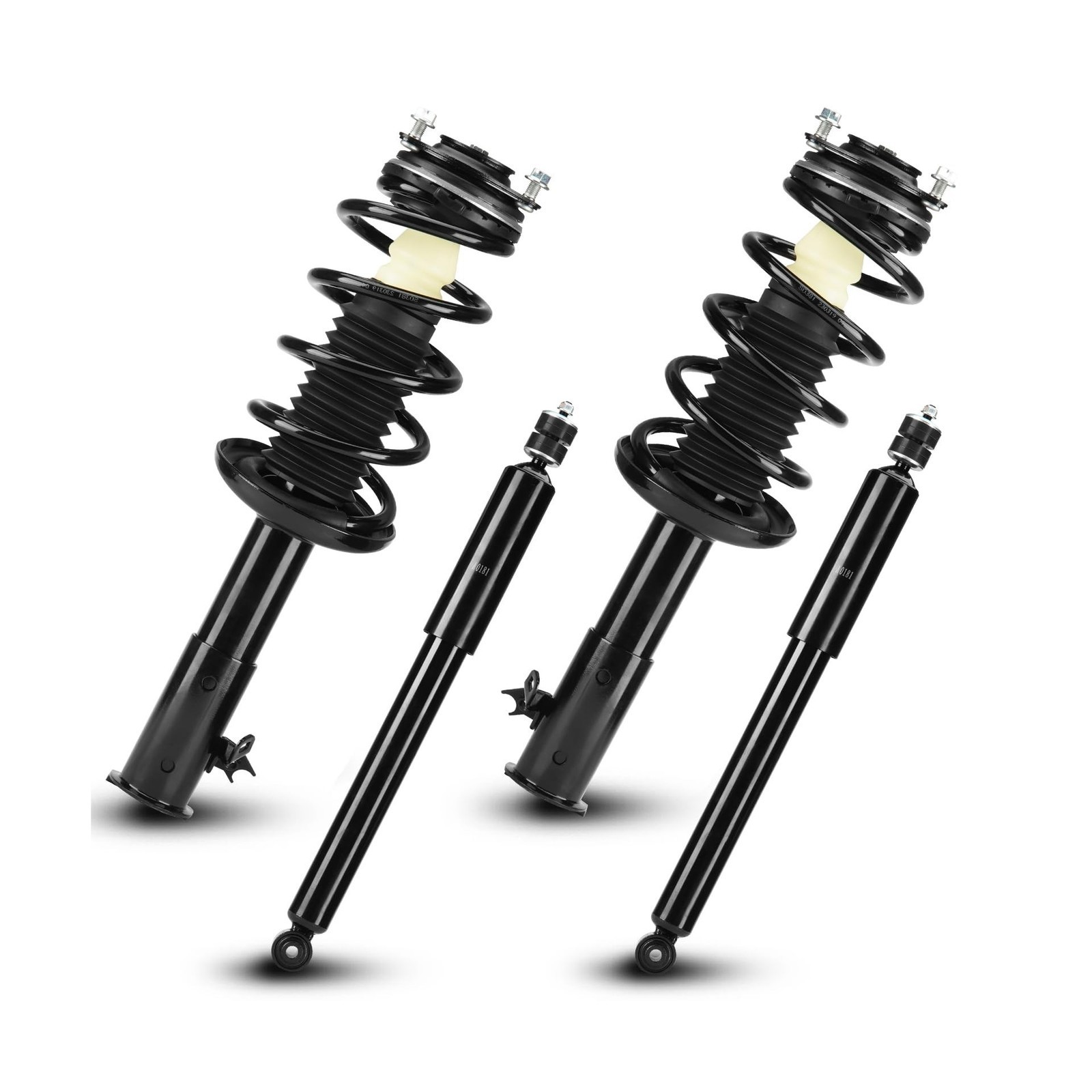 Front and Rear Complete Strut Assembly Shock Absorber Fits for Honda Civic Se…