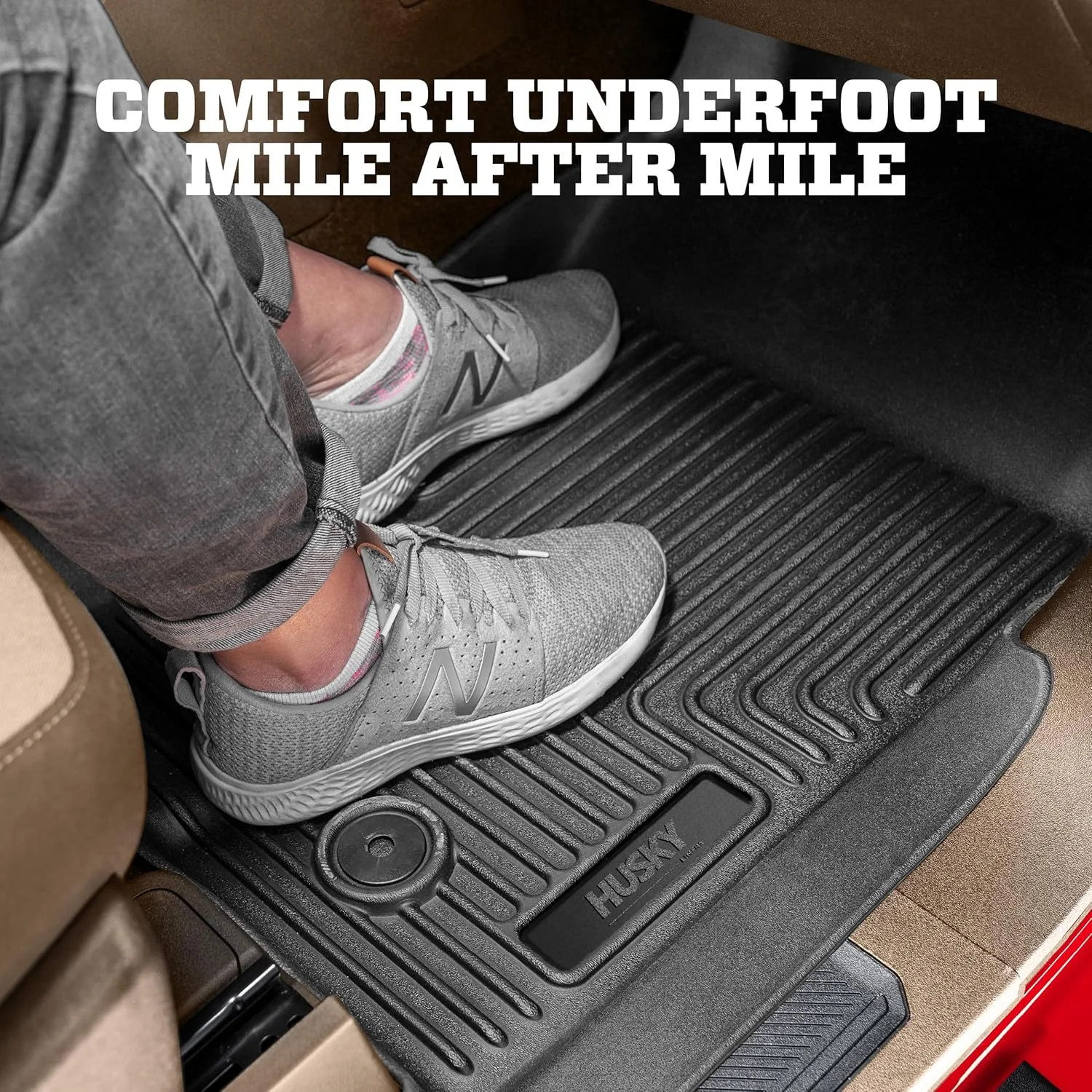 Husky Liners Weatherbeater Floor Mats | Fits 2017-2026 Ford F-250/F-350/F-450 Su