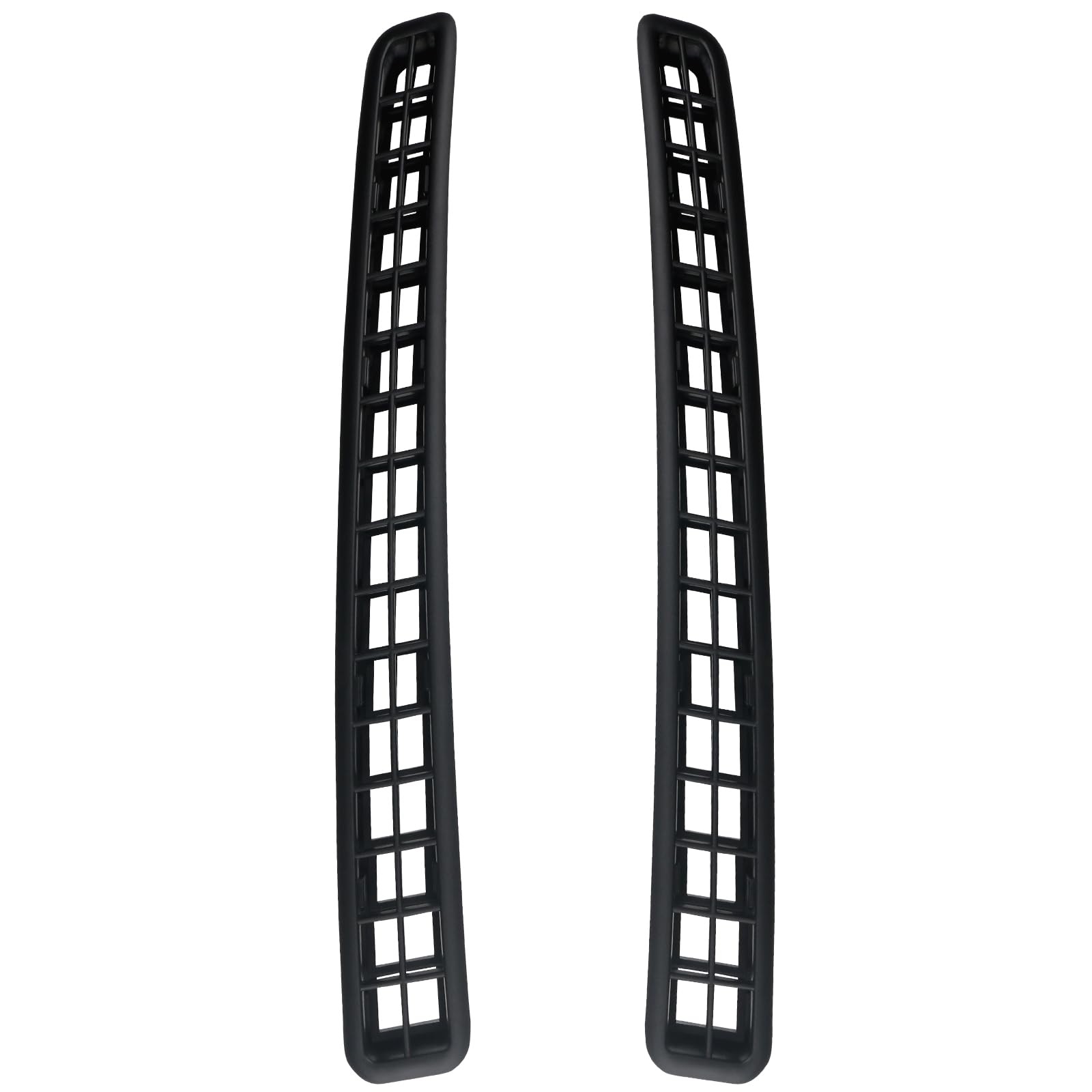 omoZone Pair Hard Top Exhauster Vent Grille Left Driver & Right Black