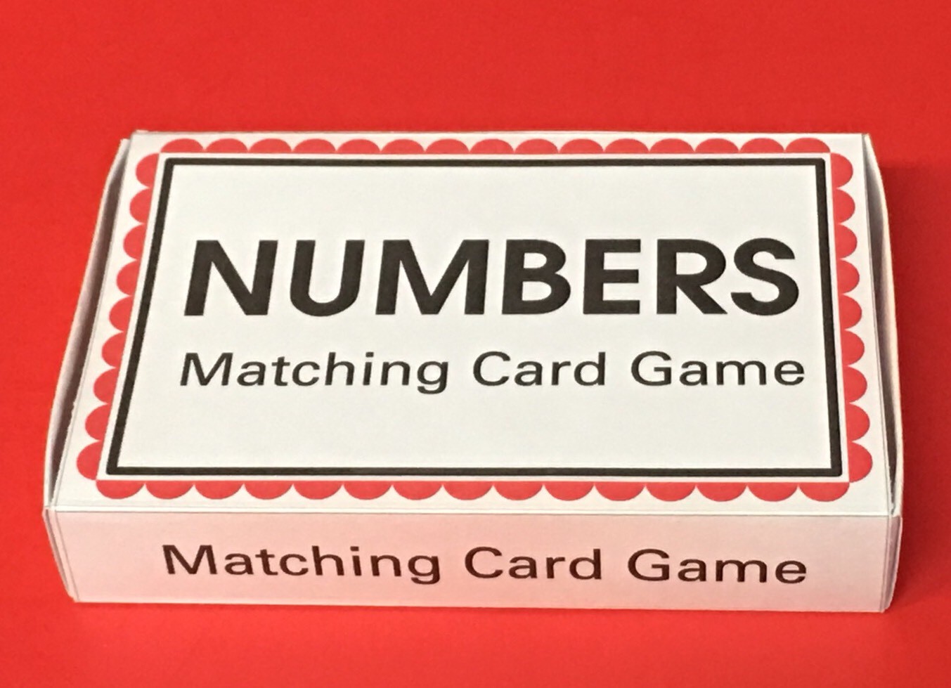 Numbers Matching Cards Game – Cards for Learning Centers – Cards & Box