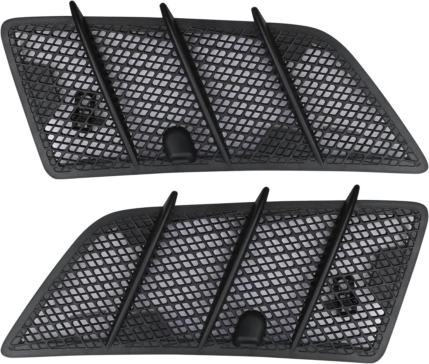 Pair Hood Air Vent Grille Cover Compatible with 2008-2011 Mercedes Benz W164 W16
