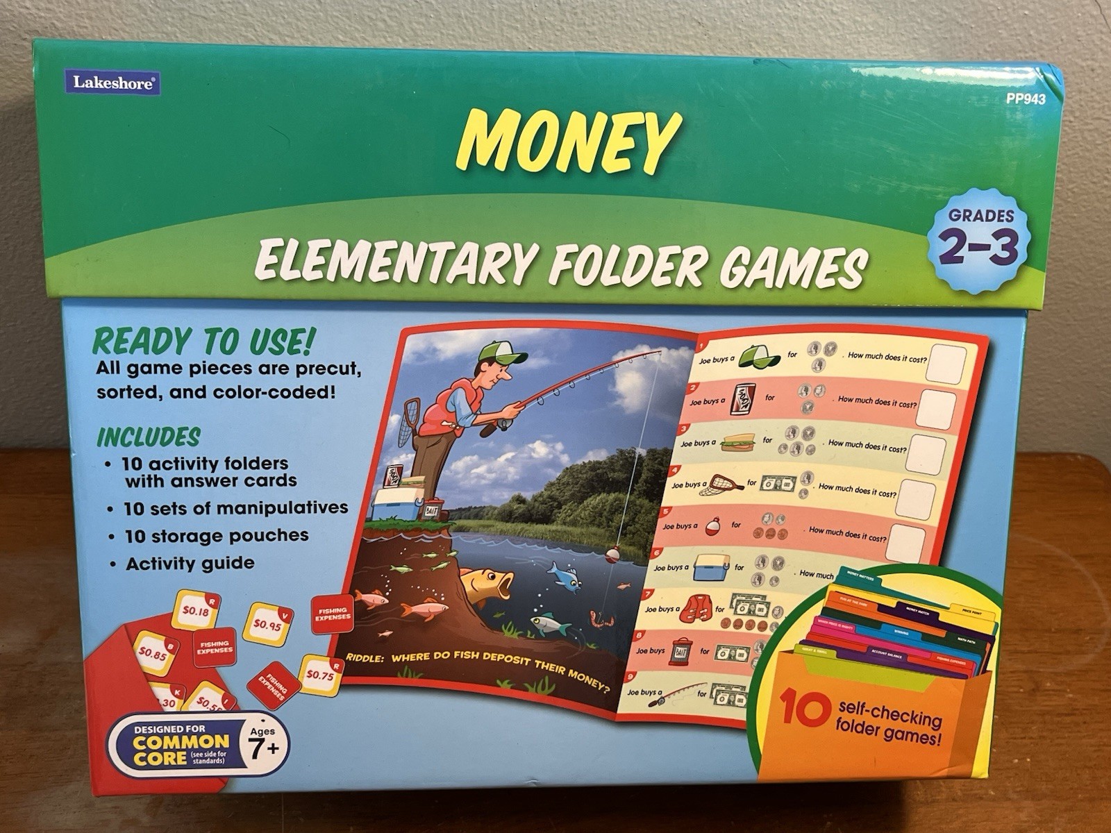 Lakeshore Learning Academy Money Elementary Folder Games New Grades 2 – 3