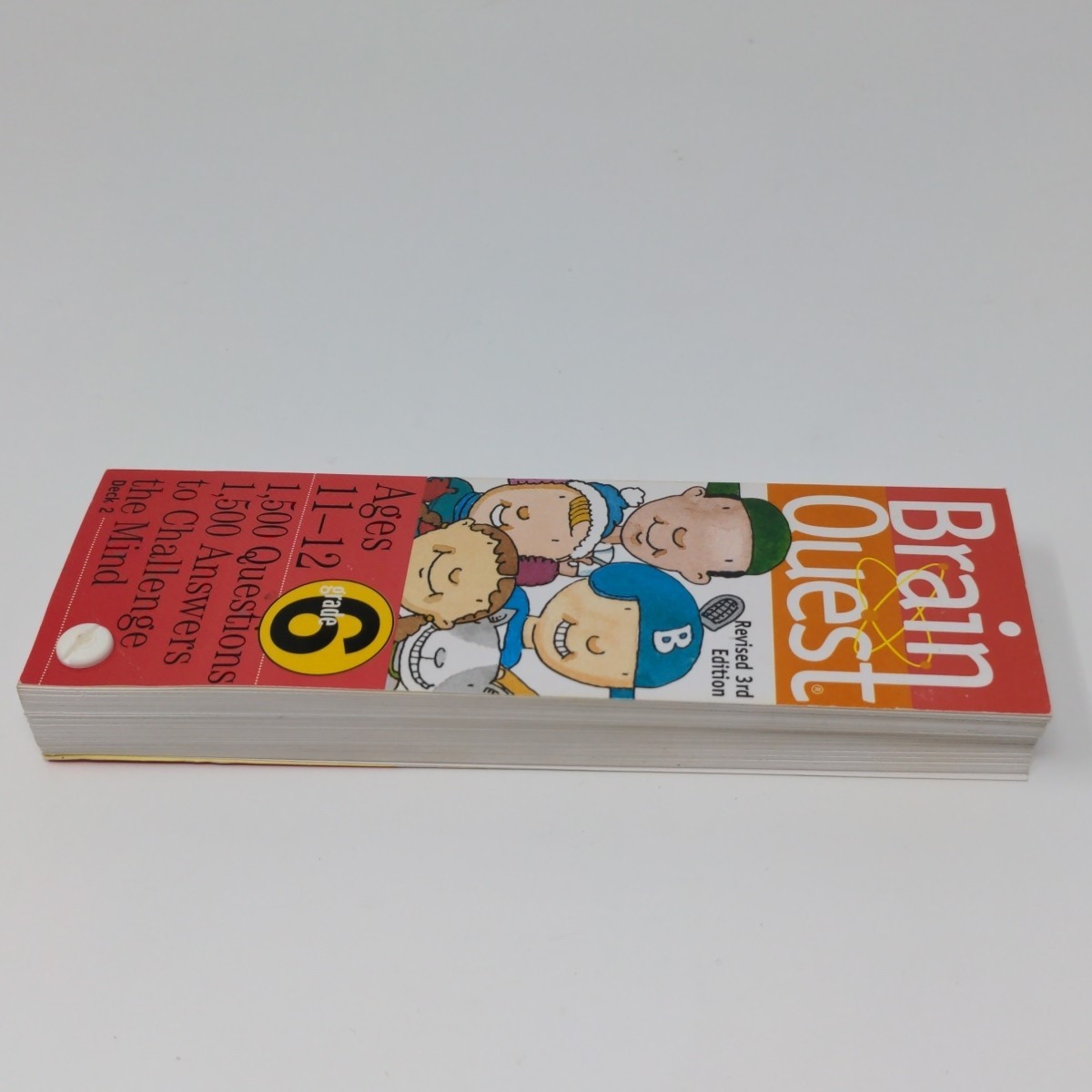 Brain Quest Grade 6 (Ages 11 – 12) Decks 1. & 2 3rd Edition Brain quest Cards